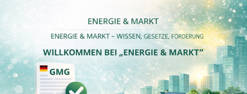 Energie & Markt – Gesetze und Förderung für Hausbesitzer